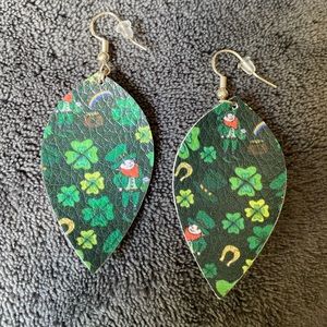 Homemade St. Patrick’s Day Earrings